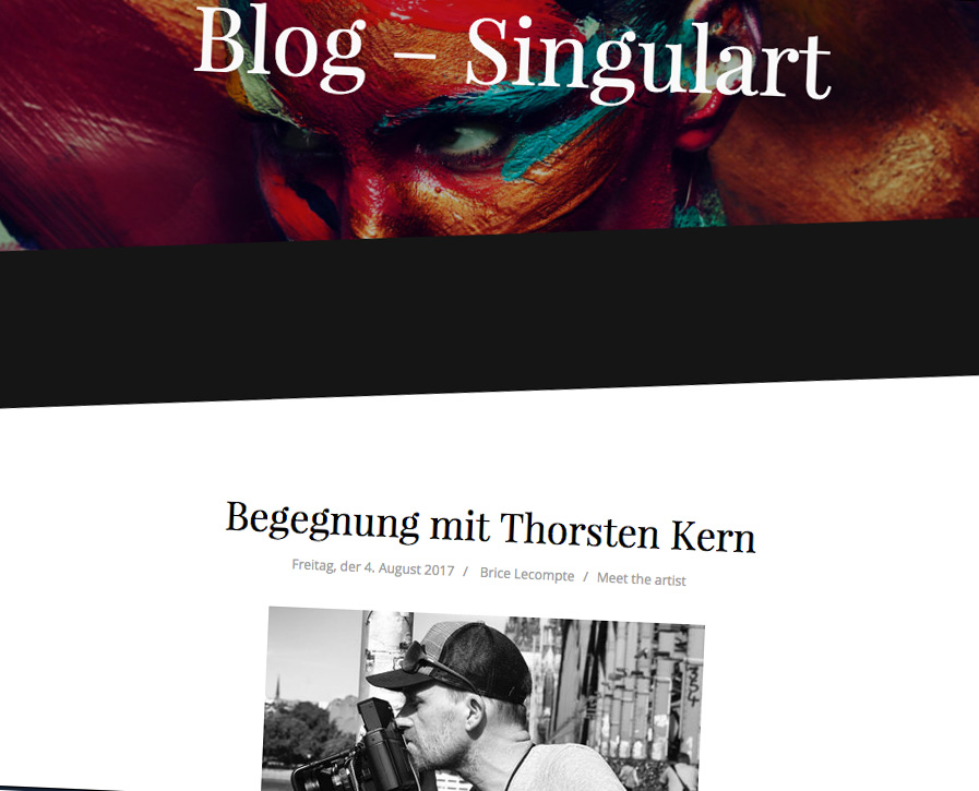 Picture of the singulart Blogpage