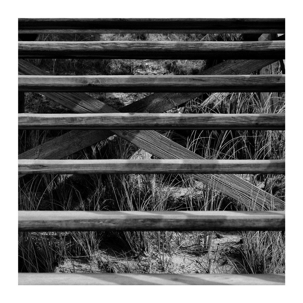 Sylt_Himmelsleiter_striped_0, 2018, 100 x 100 cm